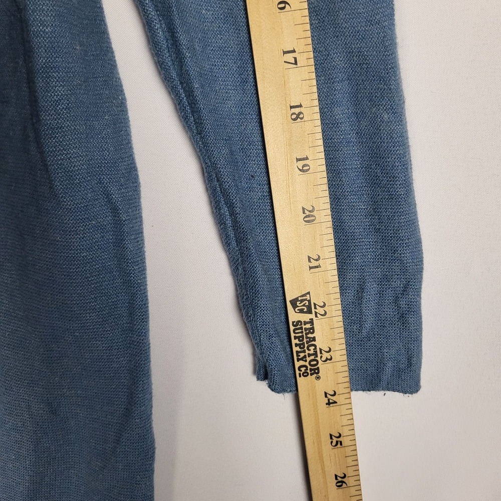 Eileen Fisher Linen Blend Cardigan Sweater Women's Large Light Blue Coastal - Picture 6 of 8